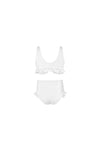 LEXIE Frill Set Cloud White