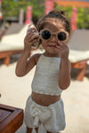 MEKA Crochet Shorts Ivory