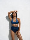 MYRA Highwaisted Bottoms Midnight Blue