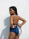 MYRA Highwaisted Bottoms Midnight Blue