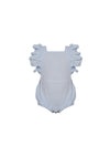 REMI Frill Romper Sea Mist Blue