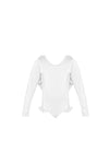 ZAYA Frill Long Sleeve Cloud White