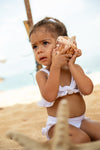 LEXIE Frill Set Ocean Blue
