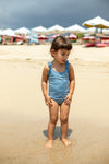 PIXIE Frill One Piece Ocean Blue