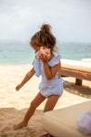 REMI Frill Romper Sea Mist Blue