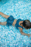 LEXIE Frill Set Ocean Blue