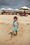 MEKA Crochet Shorts Aqua Blue